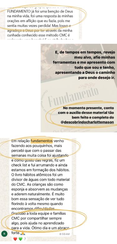 Depoimento de uma família do CMC, número 16