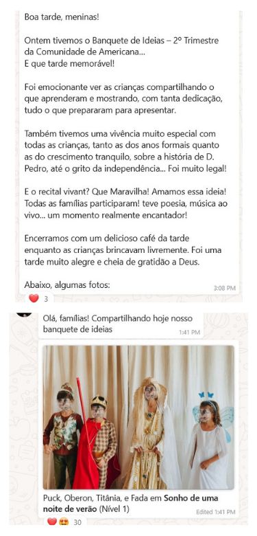 Depoimento de uma família do CMC, número 25