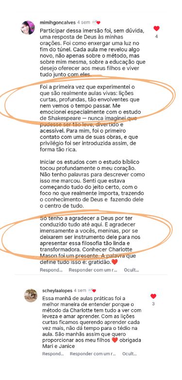 Depoimento de uma família do CMC, número 42